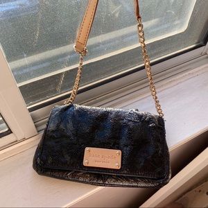 Authentic kate spade leather mini bag with gold